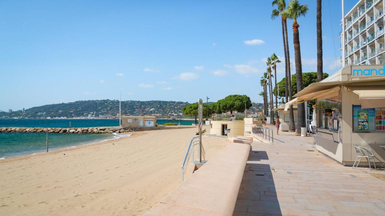 Le Sun-Beach - Spacieux 3 Pieces Avec Parking A 400 M Des Plages De Juan-Les-Pins Bagian luar foto